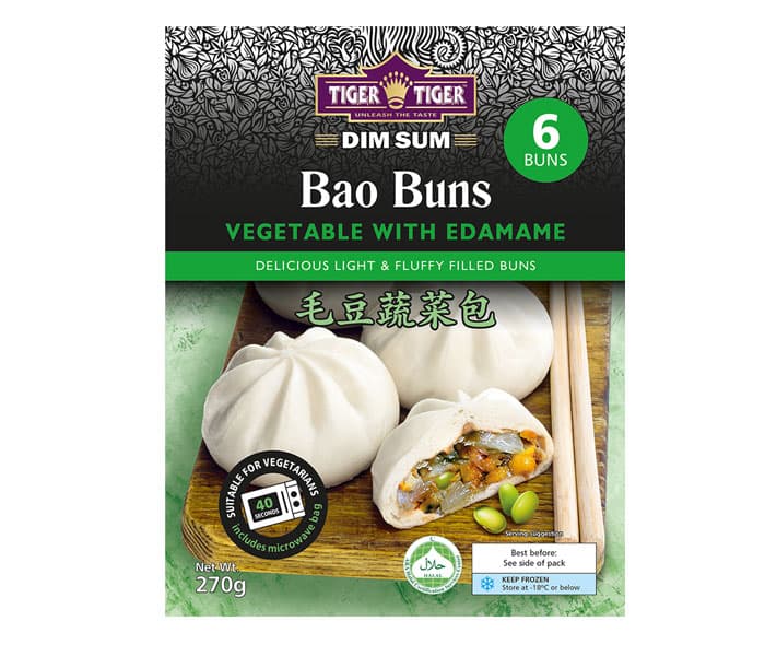 VEGETABLE & EDAMAME BAO BUN