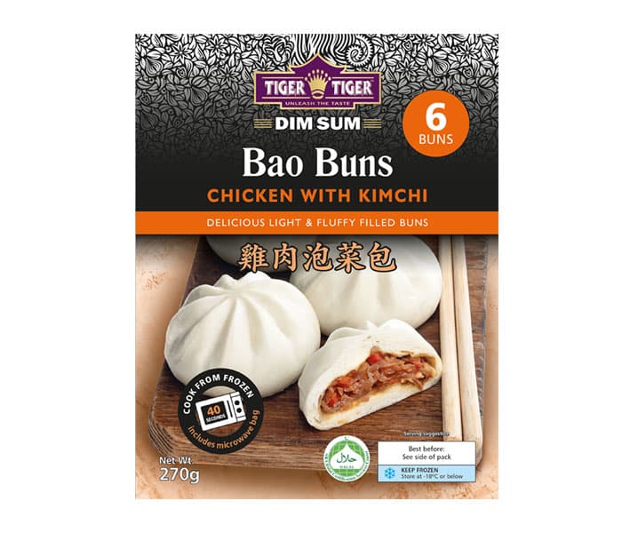 SPICY CHICKEN KIMCHI BAO BUN