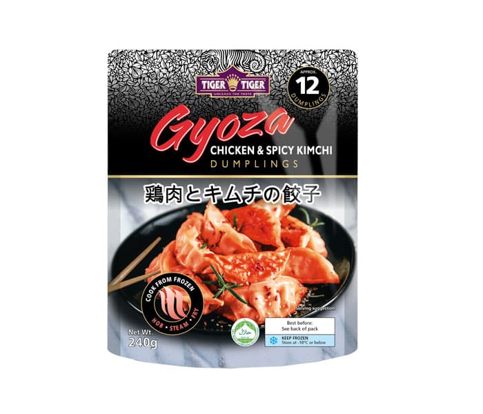 SPICY CHICKEN KIMCHI GYOZA